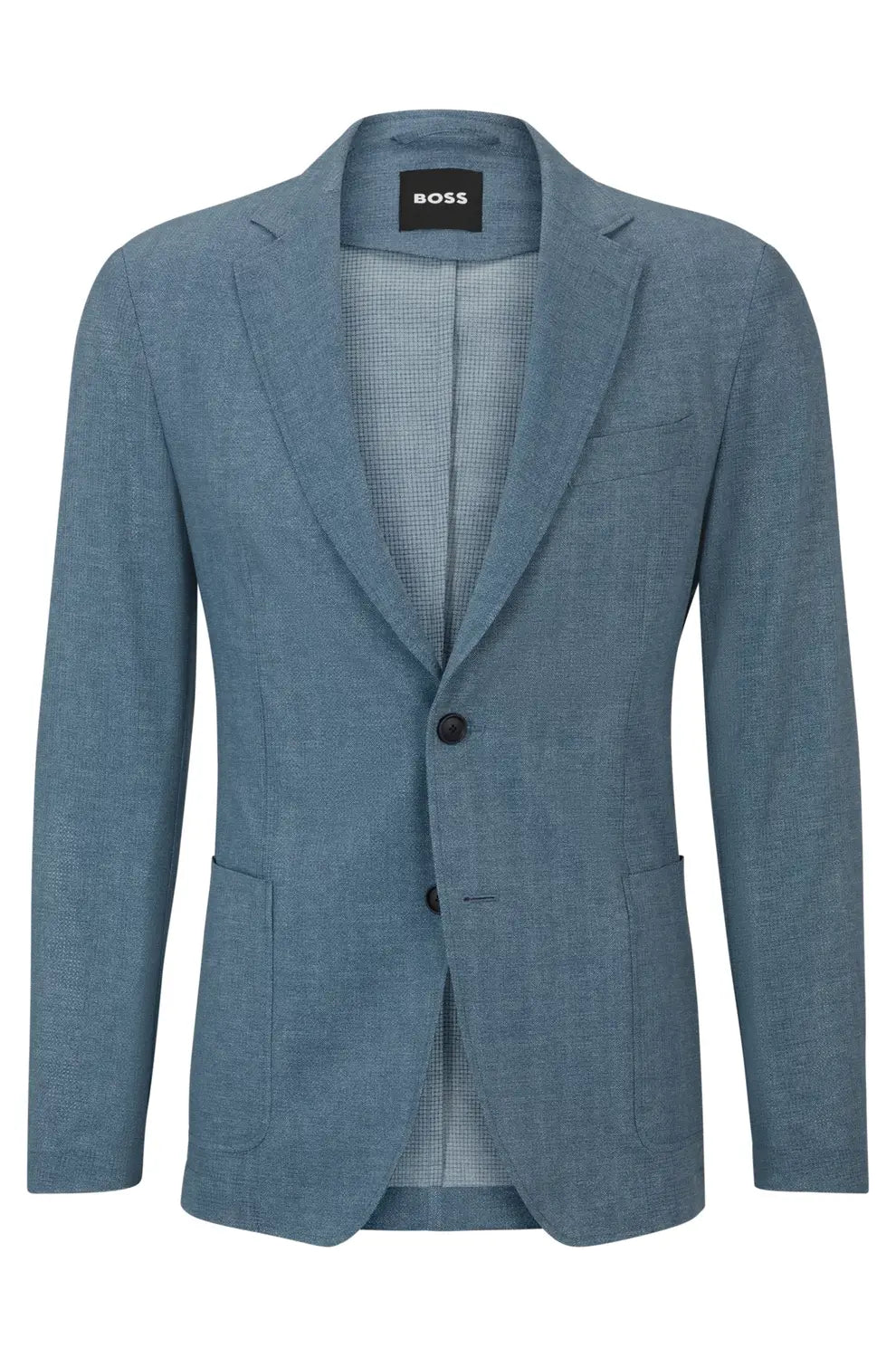 BOSS pak-100% polyester-HEREN PAKKEN & COLBERTS-Blauw