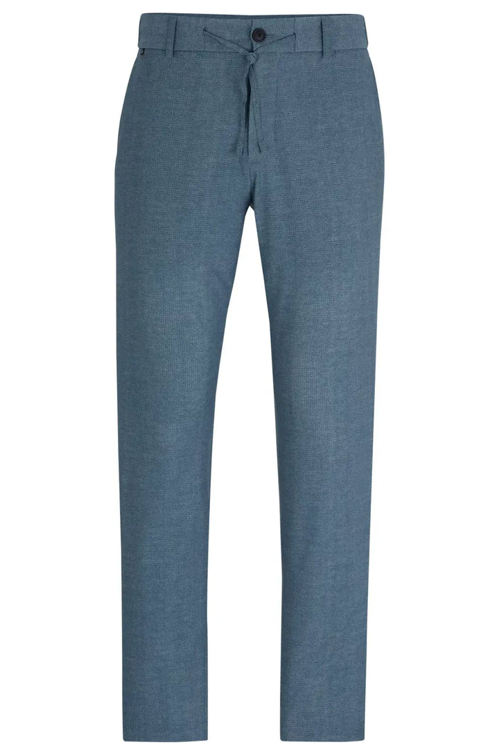 BOSS pak-100% polyester-HEREN PAKKEN & COLBERTS-Blauw