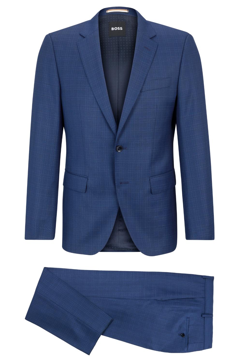 BOSS pak H-HUGE-100% wol-HEREN PAKKEN & COLBERTS-Blauw