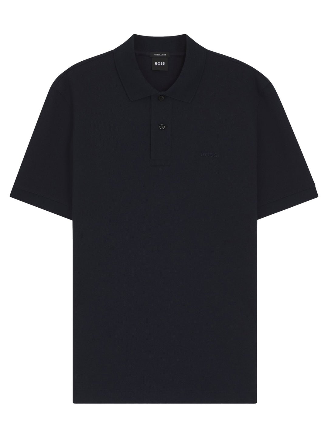 BOSS Pallas polo – Blauw-100% katoen-HEREN POLO'S & T-SHIRTS-Blauw