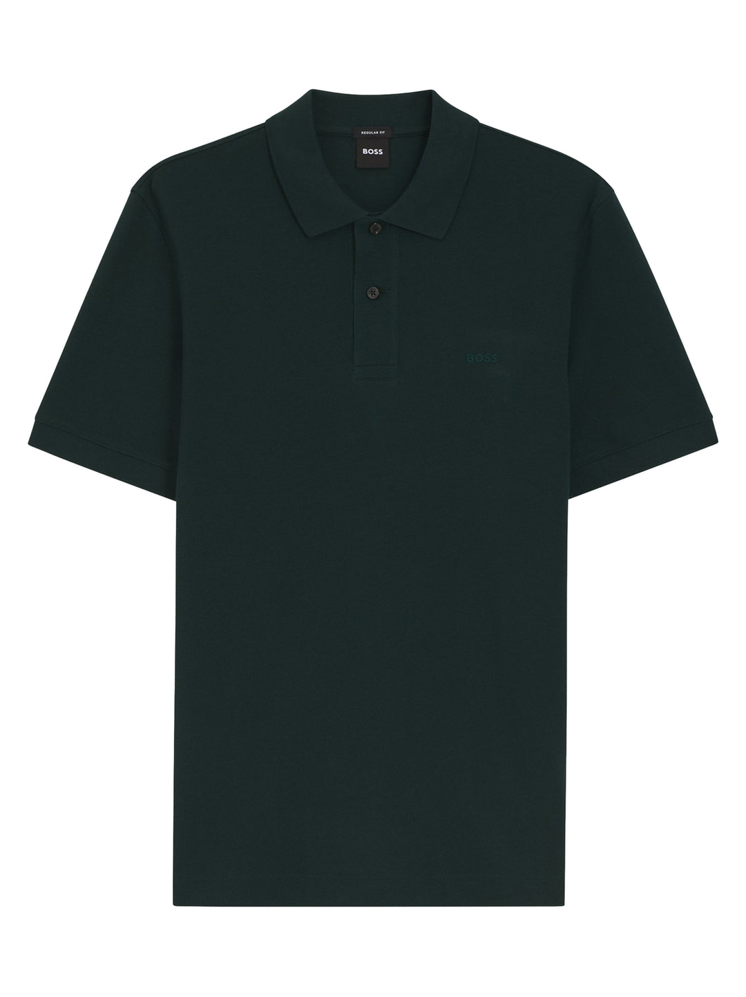 BOSS Pallas polo – Groen-100% katoen-HEREN POLO'S & T-SHIRTS-Groen