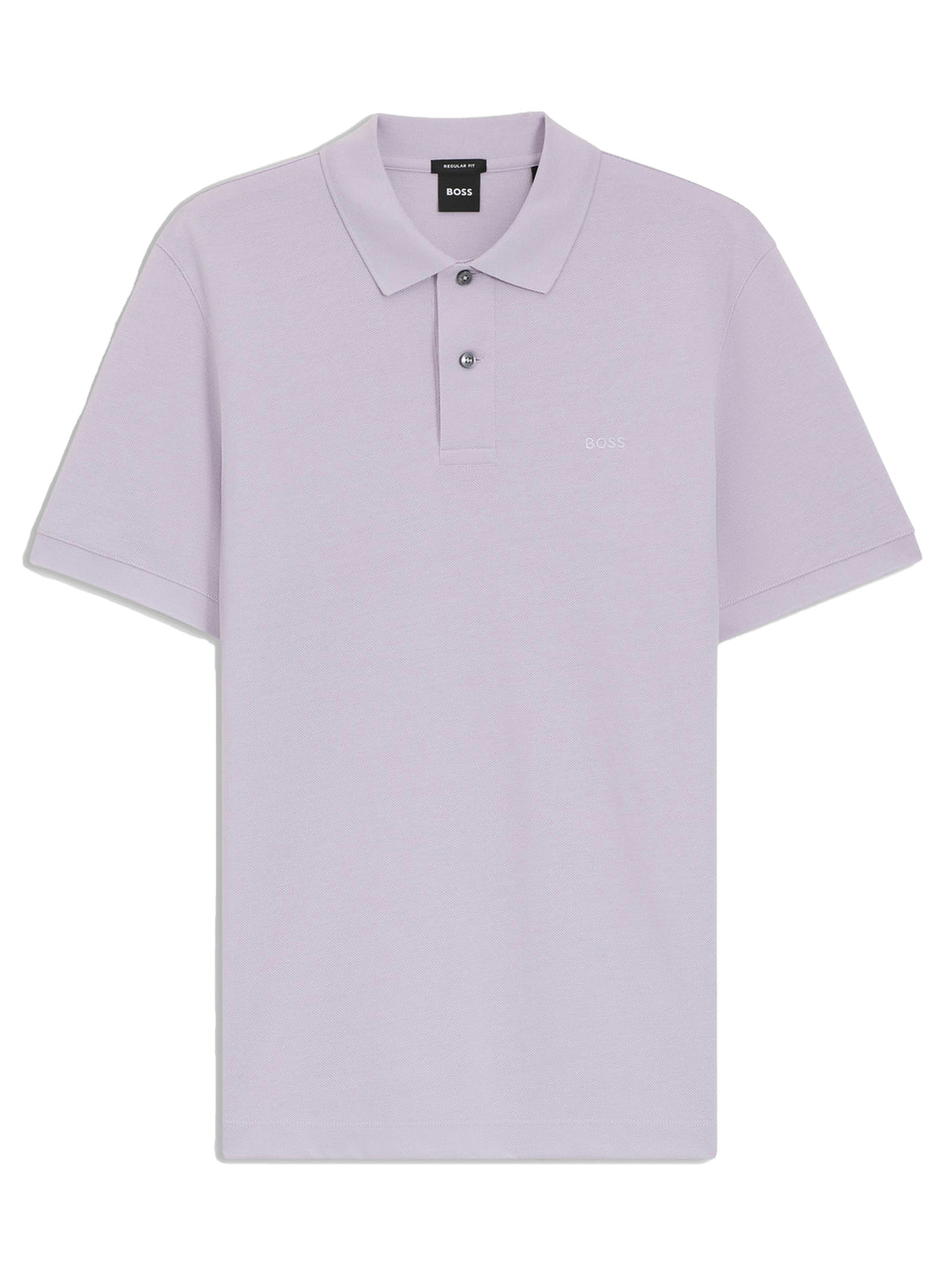 BOSS Pallas polo – Paars -100% katoen-HEREN POLO'S & T-SHIRTS-Paars