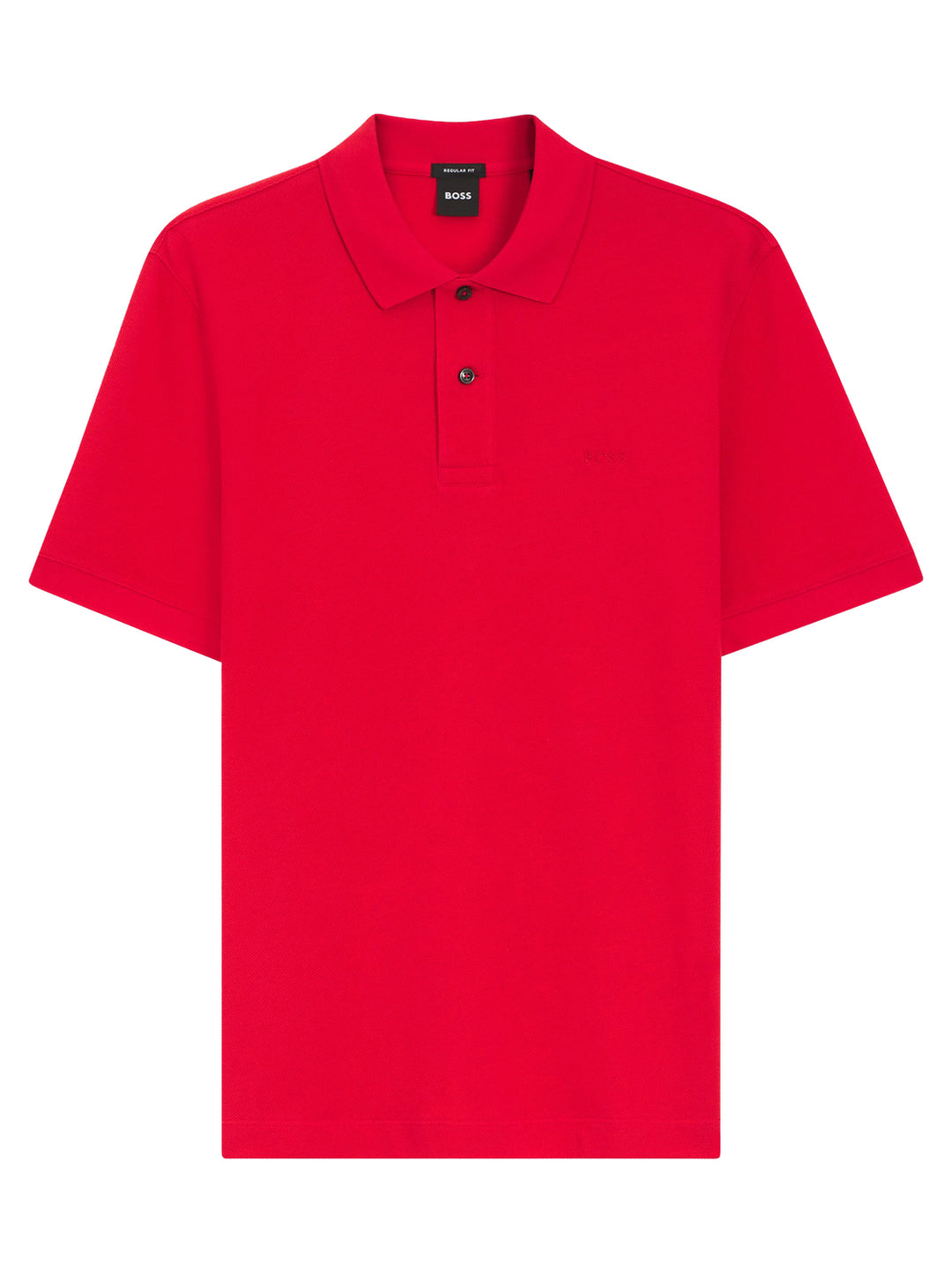 BOSS Pallas polo – Rood-100% katoen-HEREN POLO'S & T-SHIRTS-Rood
