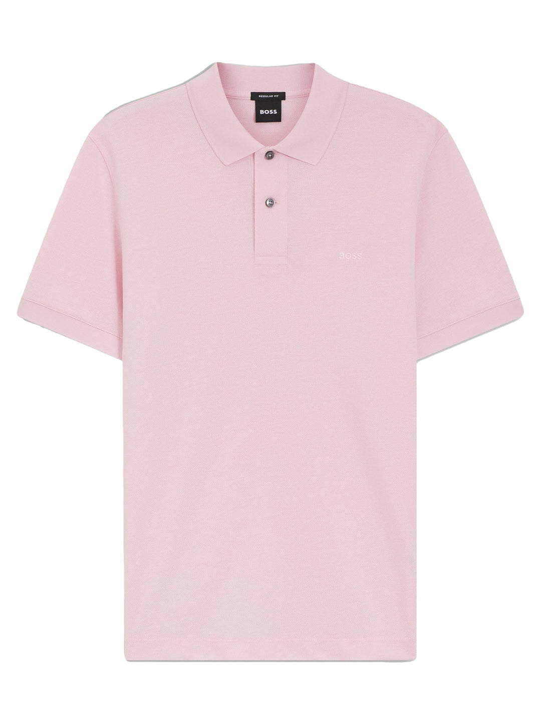 BOSS Pallas Slim-Fit Polo – Roze-95% katoen, 5% elastaan-HEREN POLO'S & T-SHIRTS-Roze