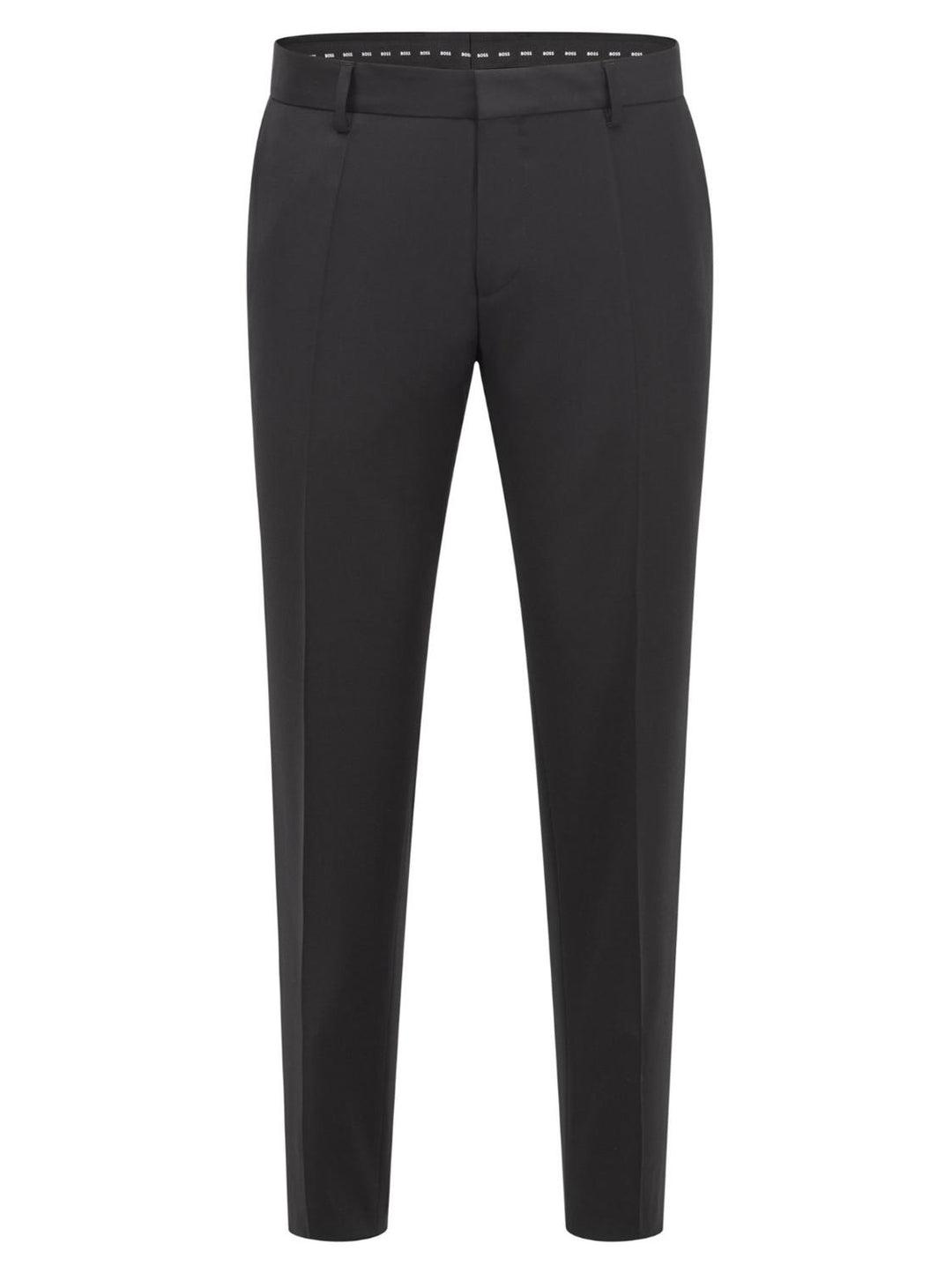 BOSS pantalon GENIUs-B1-100% wol-HEREN PAKKEN & COLBERTS-Zwart