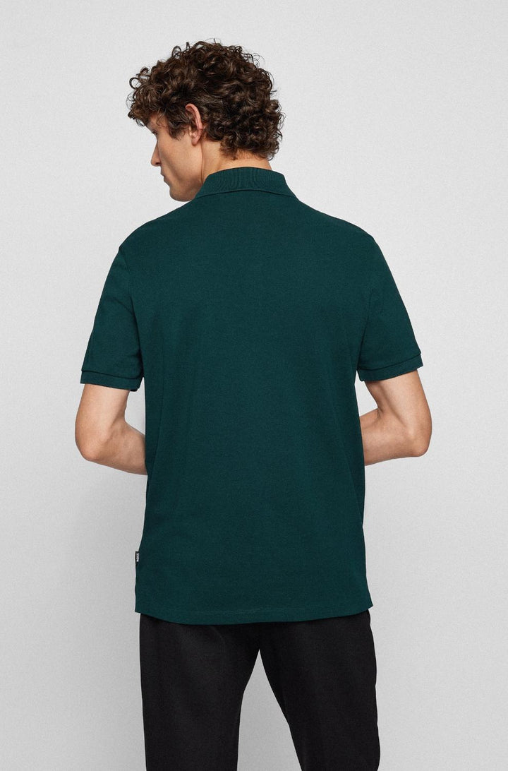 BOSS polo PALLAS regular fit-100% katoen-HEREN POLO'S & T-SHIRTS-Groen