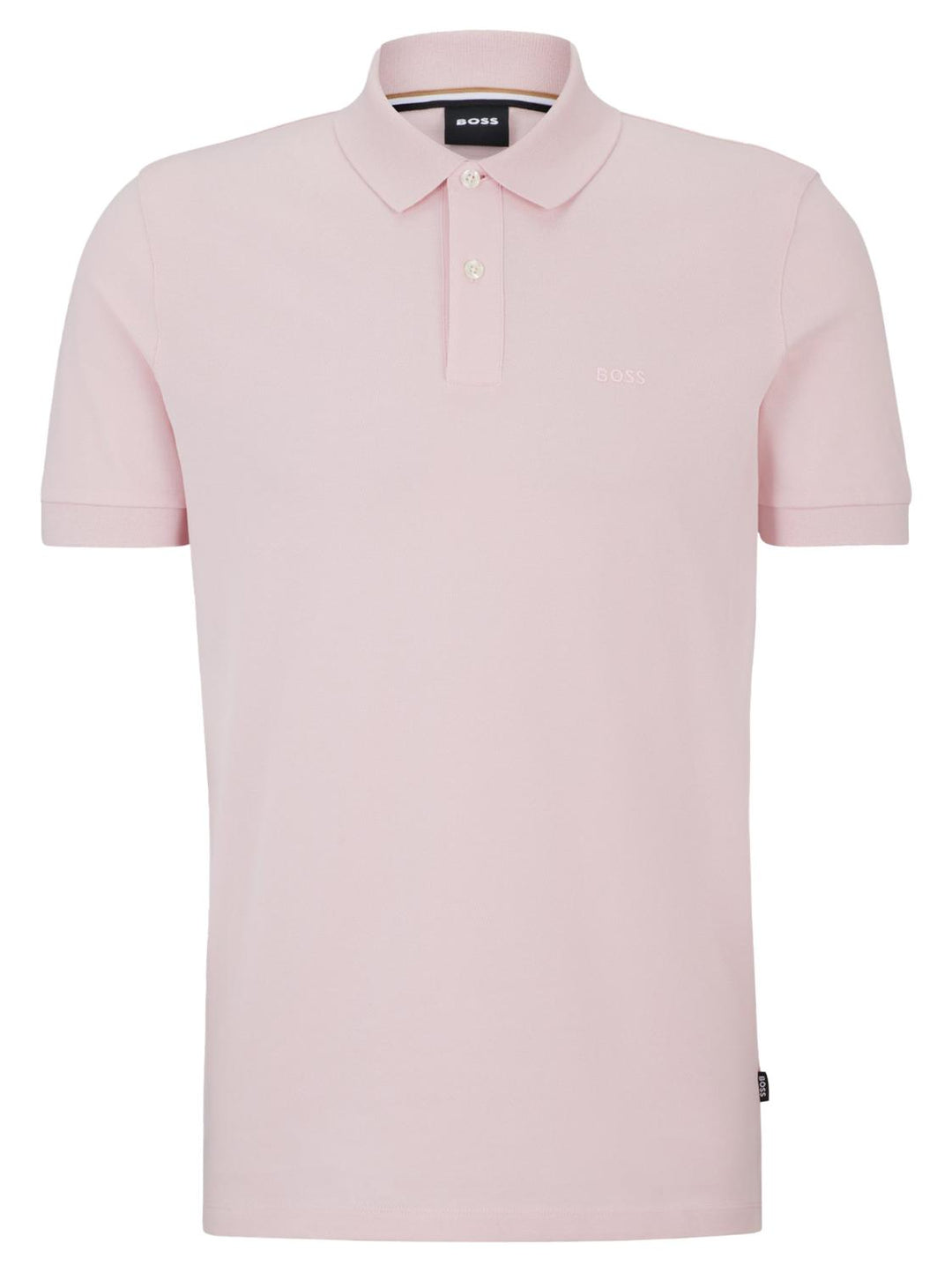 BOSS polo Pallas regular fit-100% katoen-HEREN POLO'S & T-SHIRTS-Roze
