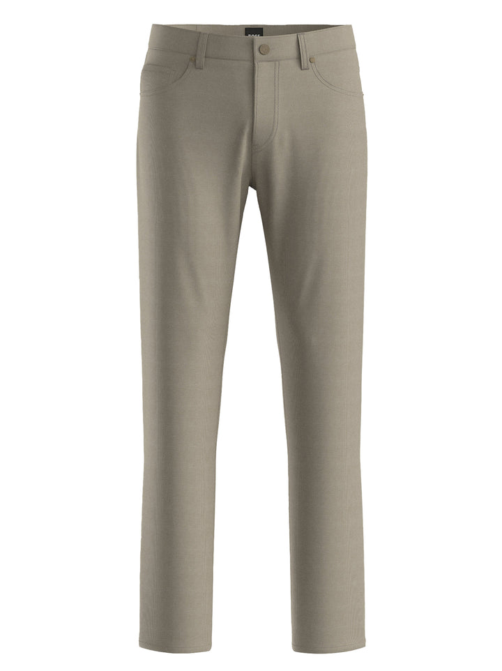BOSS Regular Fit 5‑Pocket Broek H‑Re.Maine5-97% katoen, 3% elastaan-HEREN BROEKEN-Beige