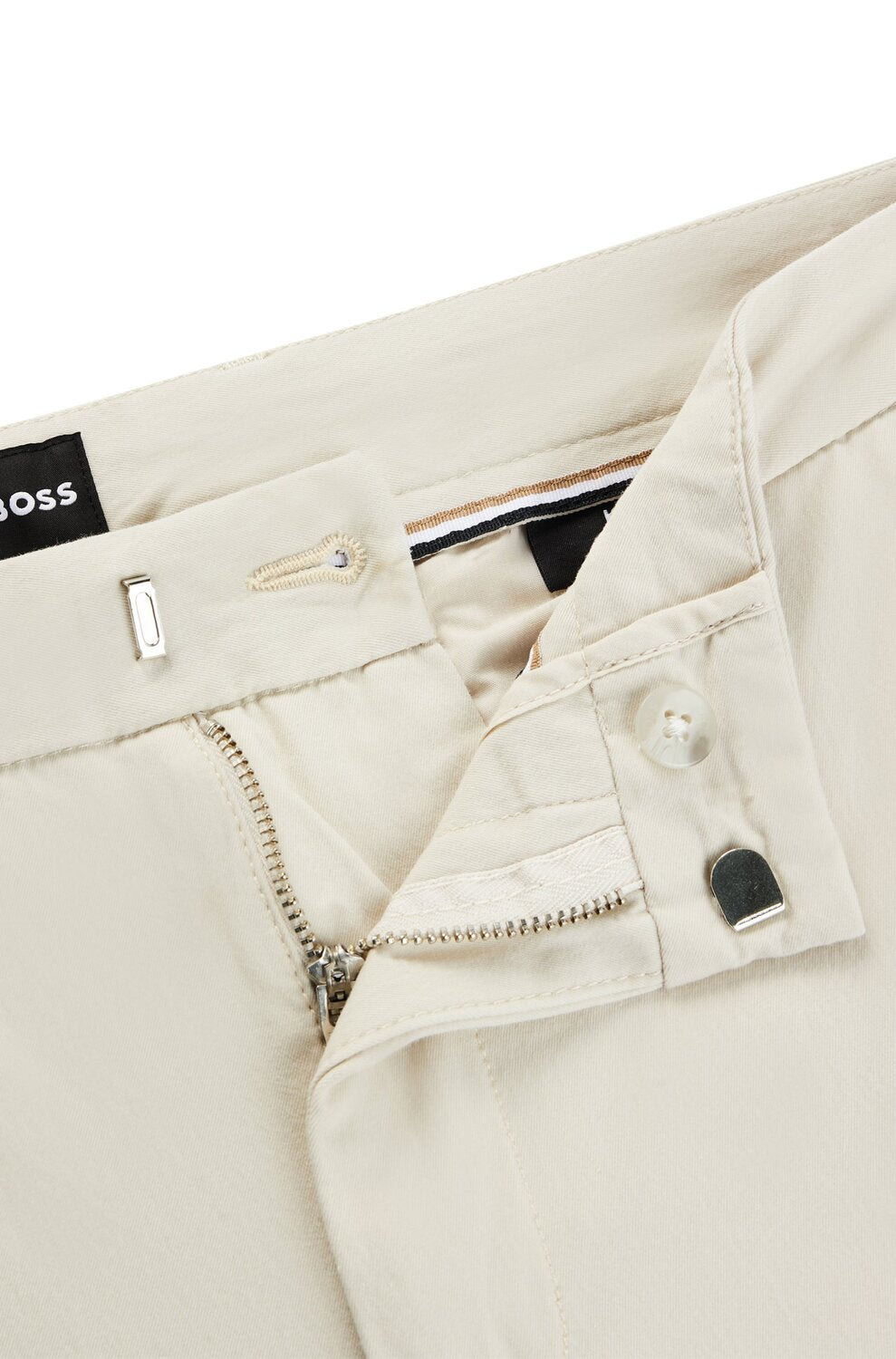 BOSS slim fit chino-57% Cotton, 35% Polyamide (recycled), 8% Elastane, pocketing: 65% Polyester, 35% Cotton-HEREN BROEKEN