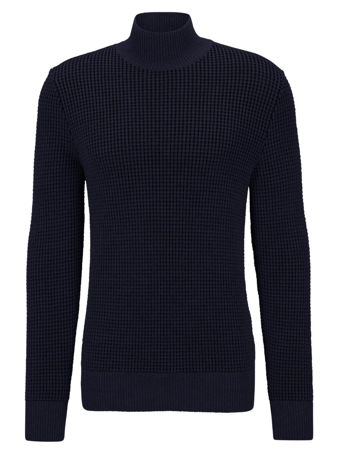 BOSS trui MAURELIO-54% katoen, 46% wol-HEREN TRUIEN & VESTEN-Blauw