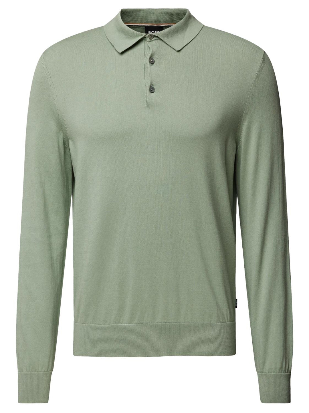 BOSS trui met polokraag-100% katoen-HEREN TRUIEN & VESTEN-Groen