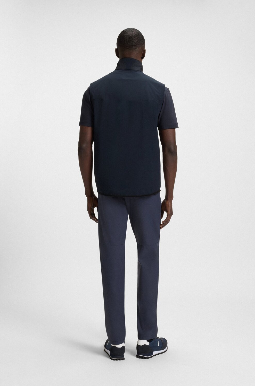 BOSS V Putt Vest Body Warmer – Blauw-100% polyester-HEREN JASSEN & JACKS-Blauw