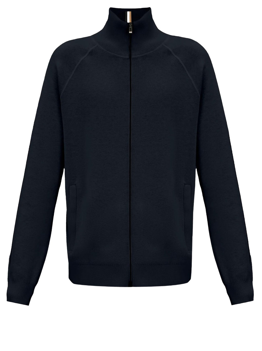 BOSS vest blauw H-DOMICO -70% Katoen / 30% Scheerwol<br />-HEREN TRUIEN & VESTEN-Blauw