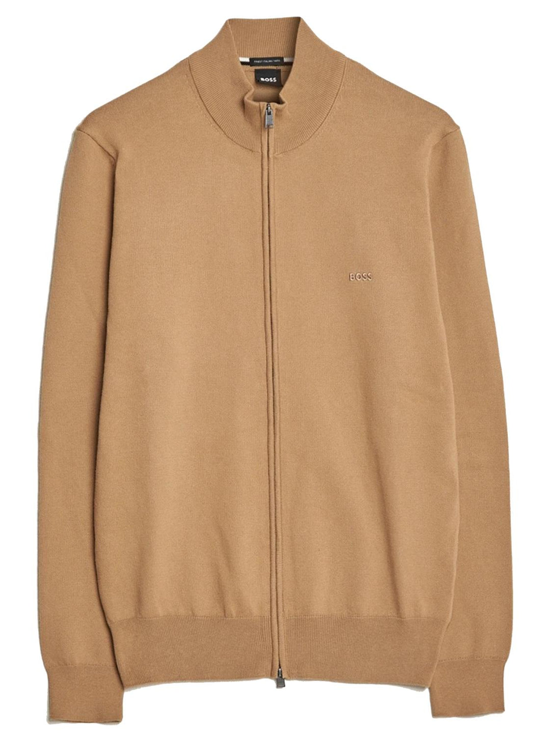 BOSS vest PALANO-L camel-100% katoen-HEREN TRUIEN & VESTEN-Beige