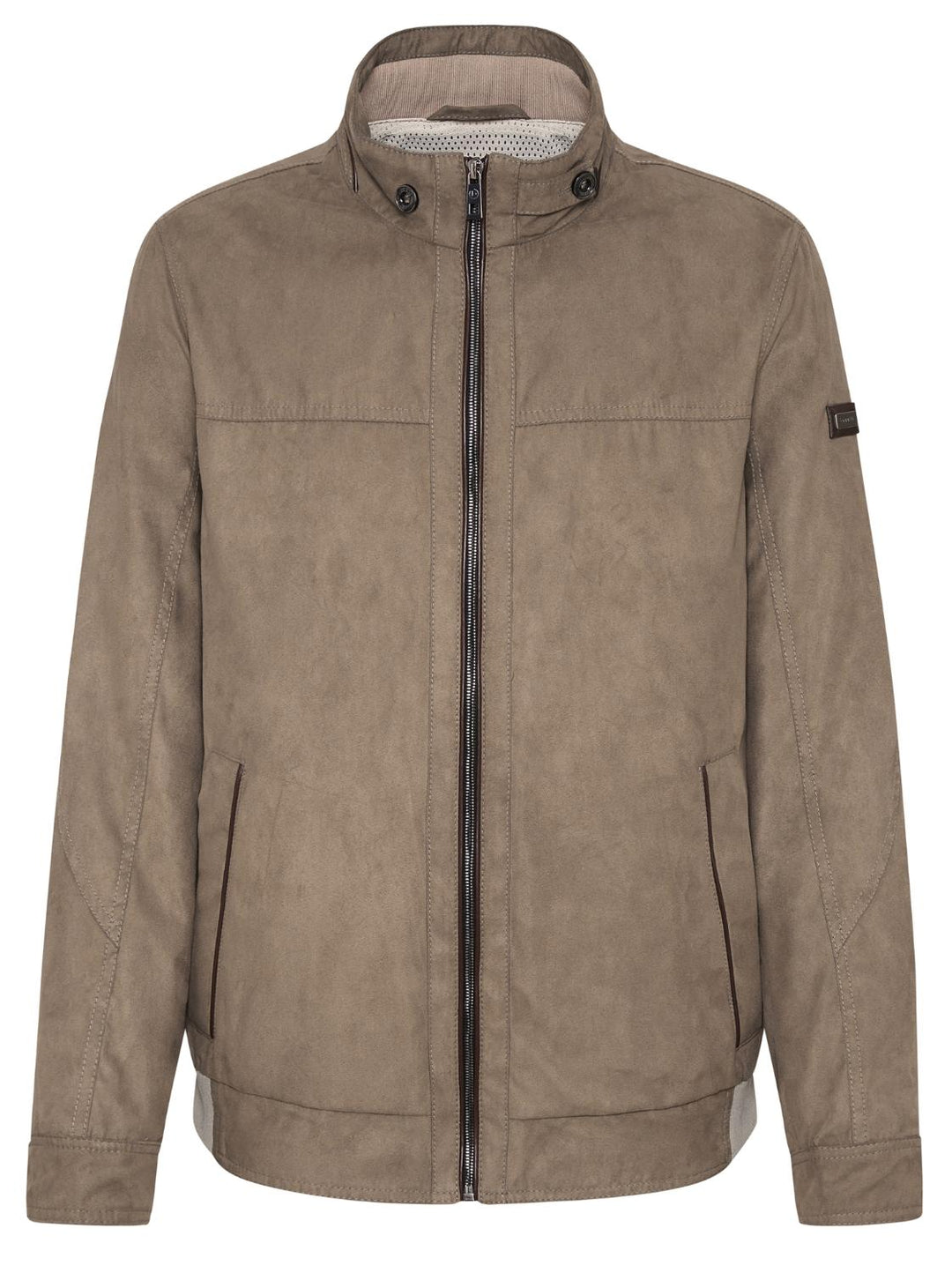 Bugatti jack 177100-100% polyester-HEREN JASSEN & JACKS-Beige