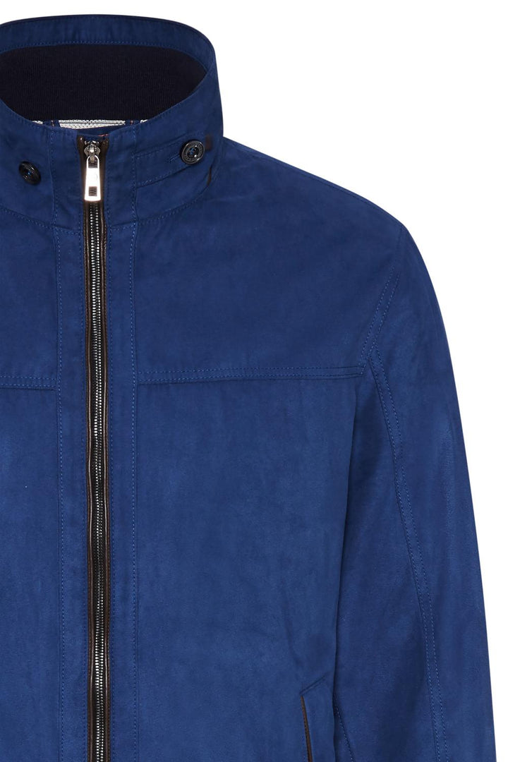 Bugatti jack 177100-100% polyester-HEREN JASSEN & JACKS-Blauw