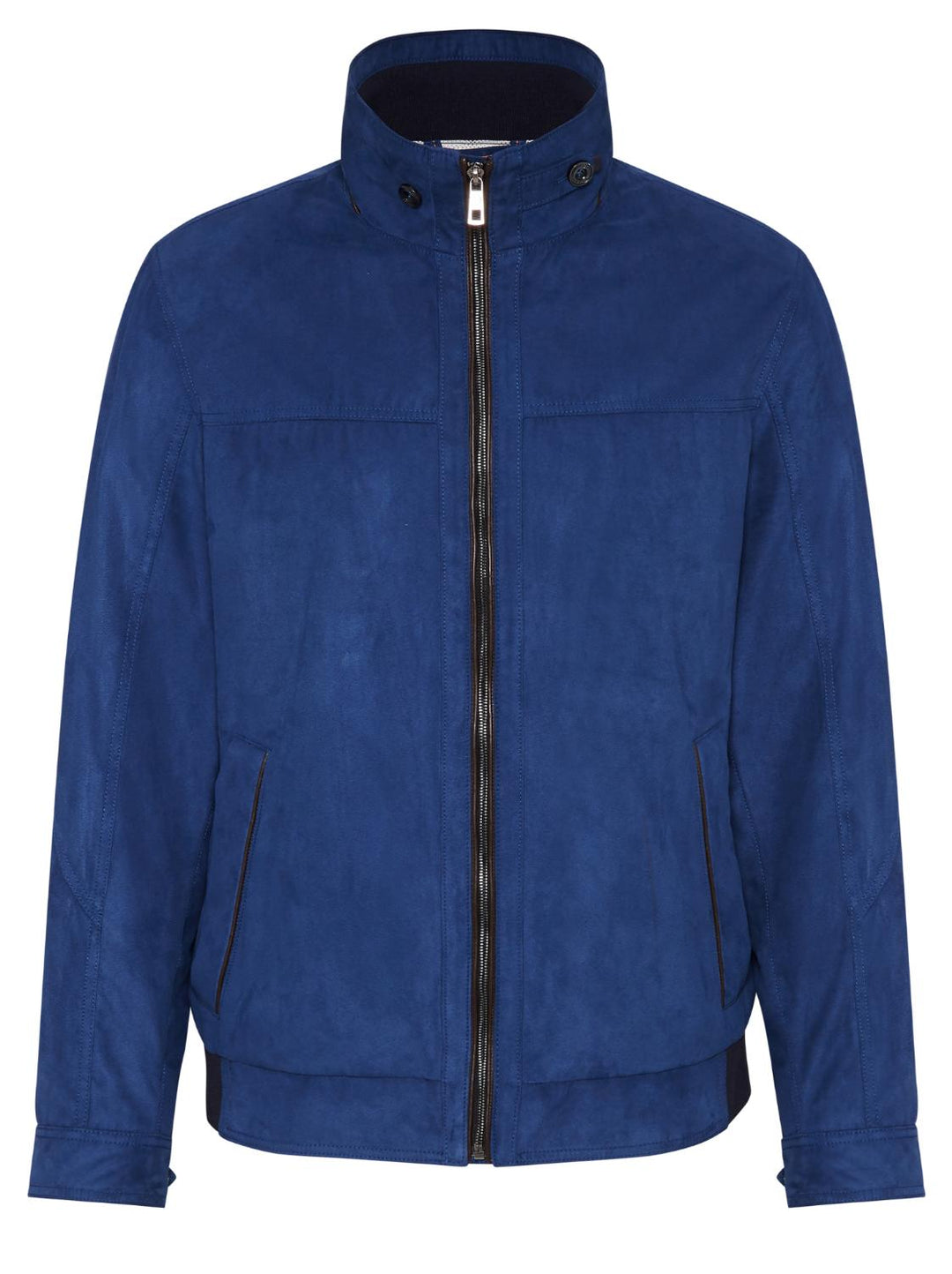 Bugatti jack 177100-100% polyester-HEREN JASSEN & JACKS-Blauw