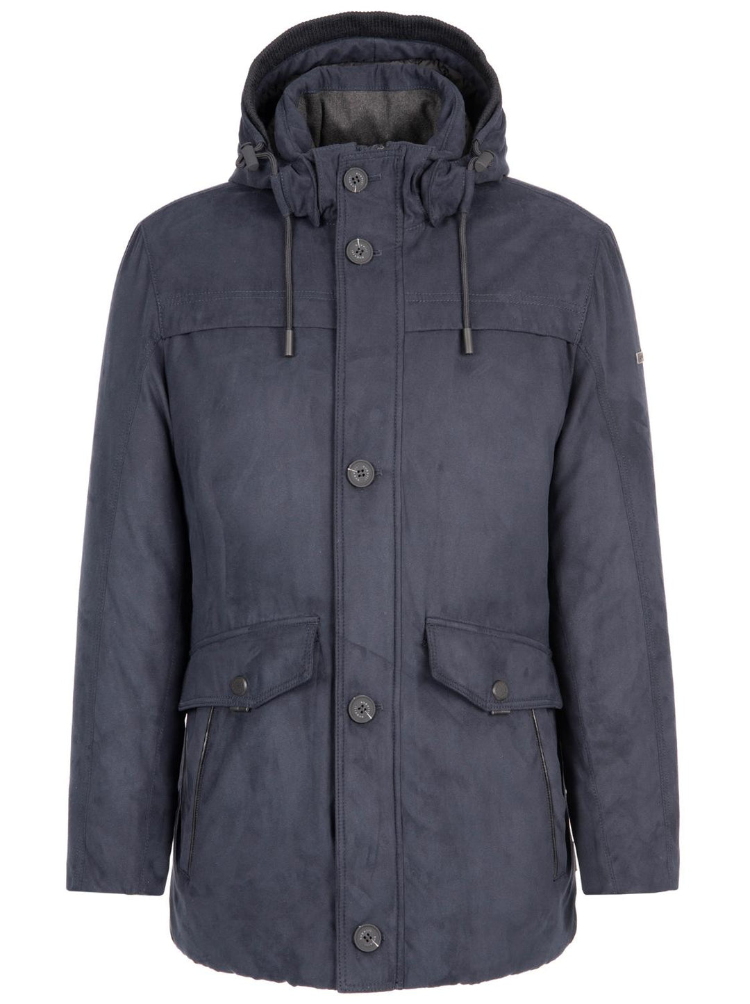 Bugatti jack 277313-100% polyester-HEREN JASSEN & JACKS-Blauw