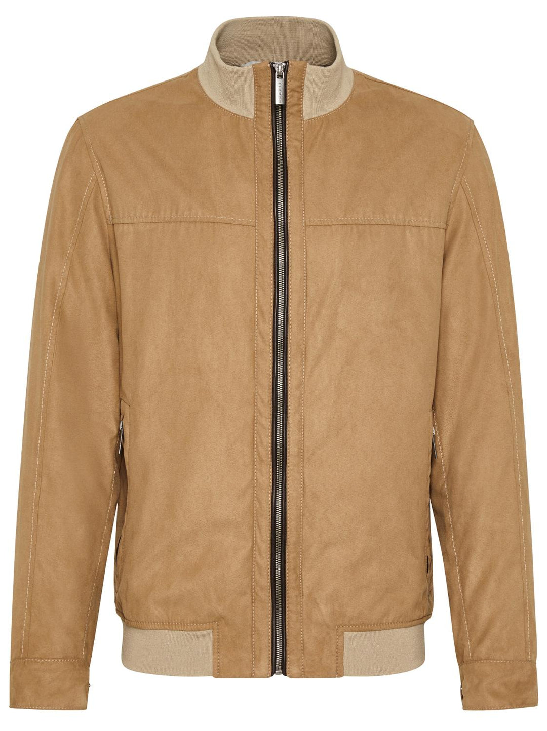 Bugatti jack 377100-100% polyester-HEREN JASSEN & JACKS-Beige