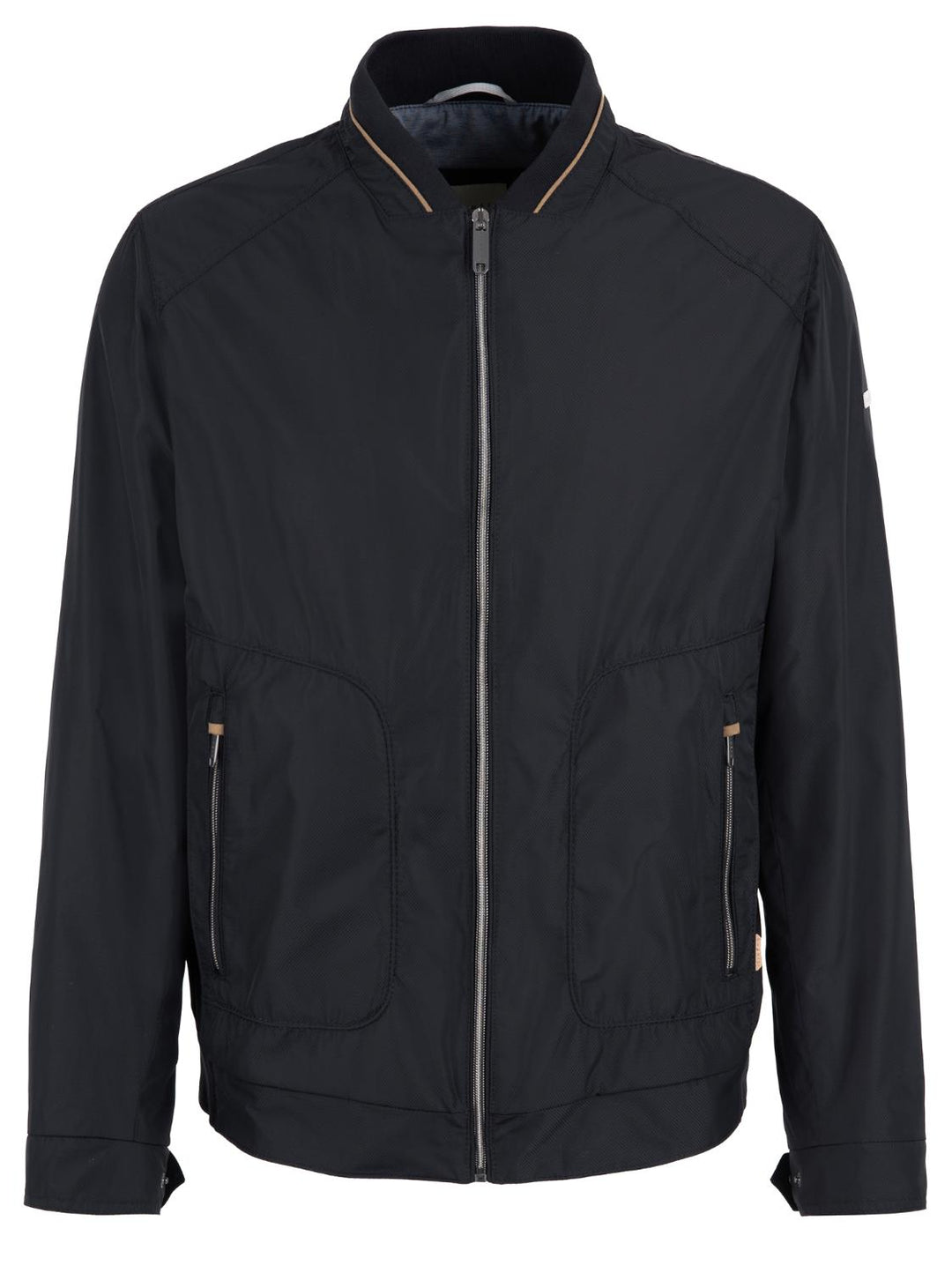 Bugatti jack 377100-100% polyester-HEREN JASSEN & JACKS-Blauw