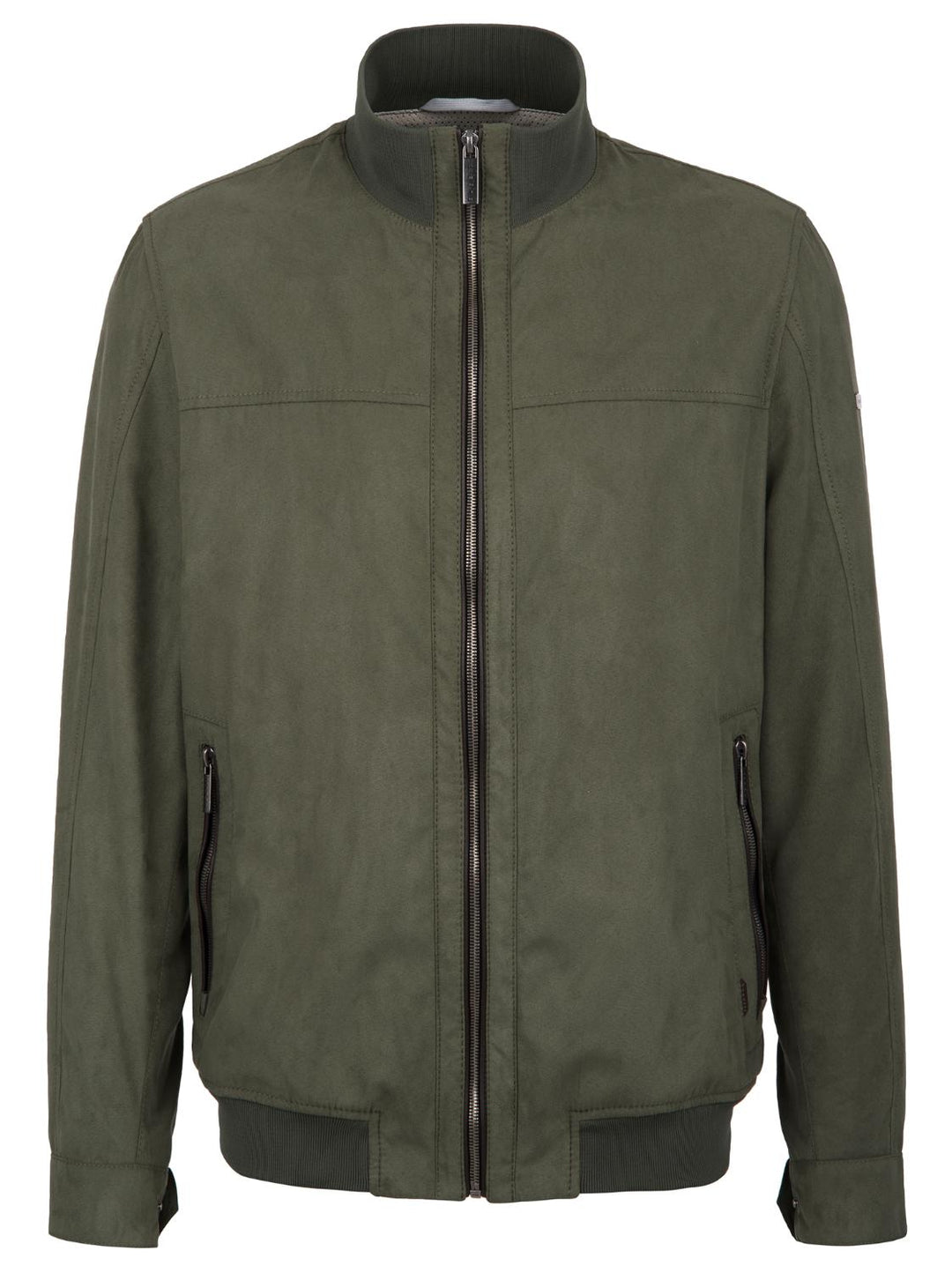 Bugatti jack 377100-100% polyester-HEREN JASSEN & JACKS-Groen