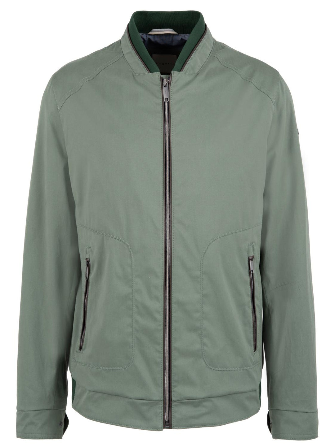 Bugatti jack 378100-100% polyester-HEREN JASSEN & JACKS-Groen