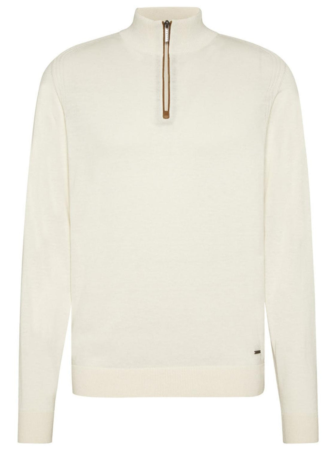 Bugatti trui 7500-100% katoen-HEREN TRUIEN & VESTEN-Beige