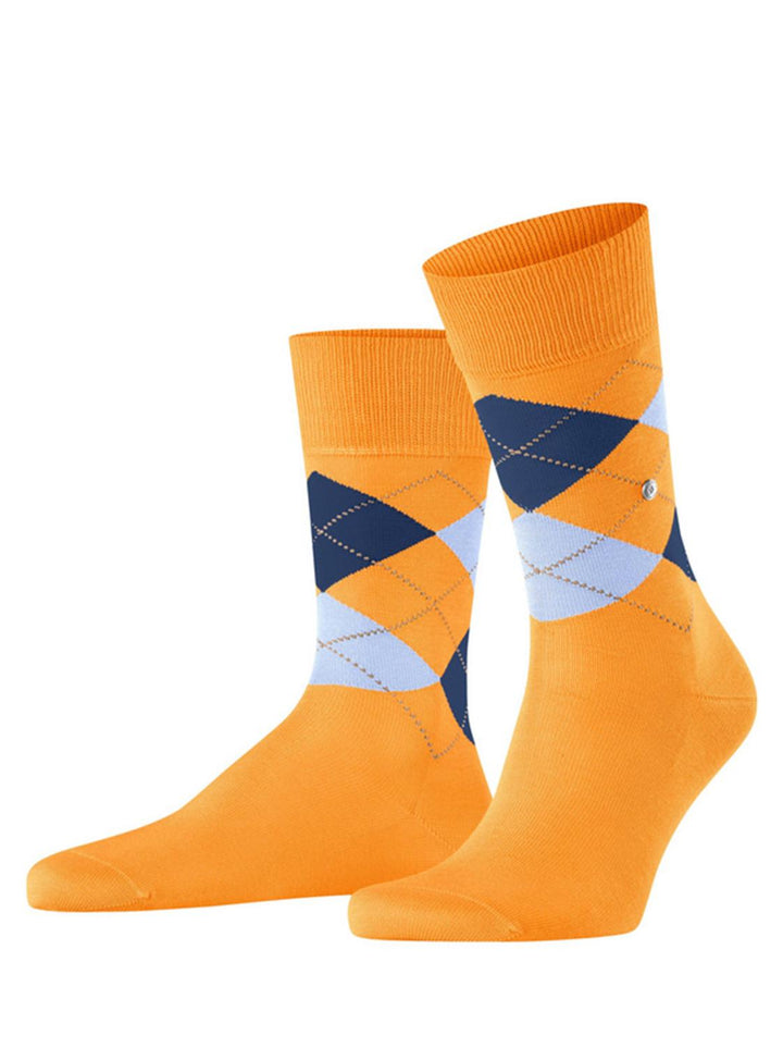 Burlington Manchester sokken-84% katoen, 16% polyamide-HEREN ONDER- EN BADMODE-Oranje