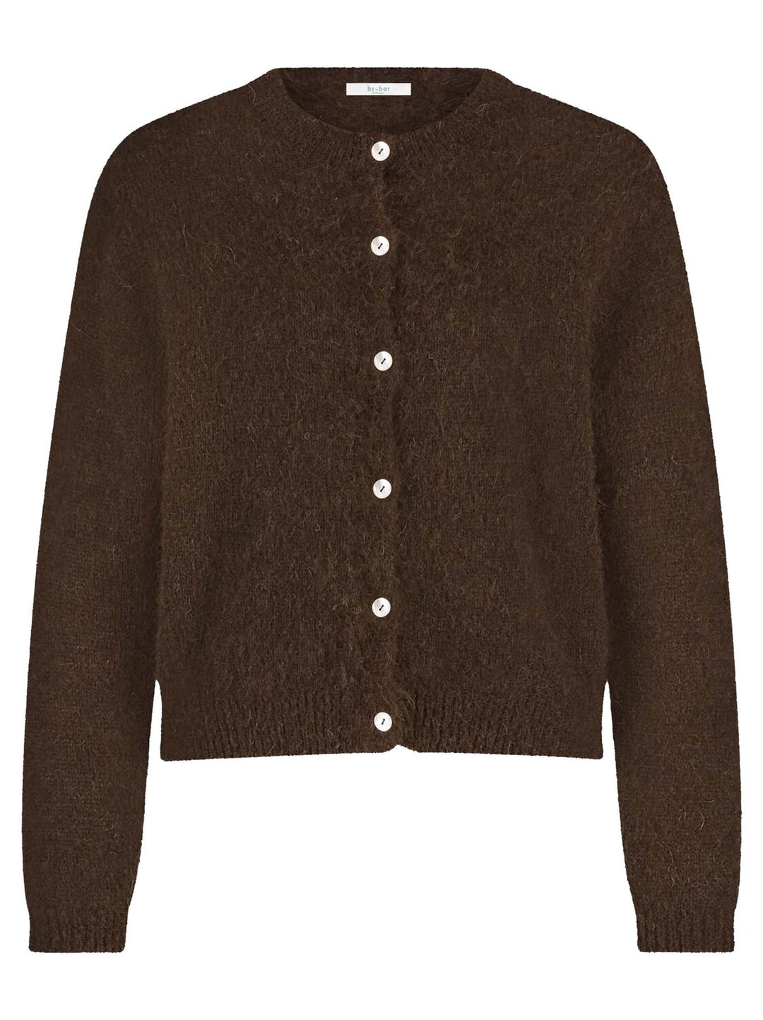 by-bar Cleo Cardigan – Bruin-50% alpaca, 28% polyamide, 22% lamswol-DAMES TRUIEN & VESTEN-Bruin