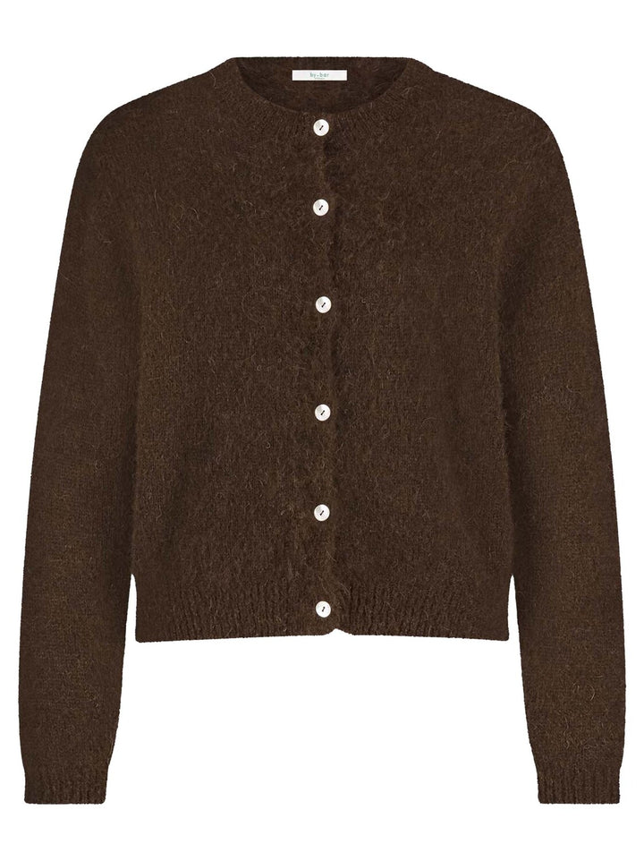 by-bar Cleo Cardigan – Bruin-50% alpaca, 28% polyamide, 22% lamswol-DAMES TRUIEN & VESTEN-Bruin