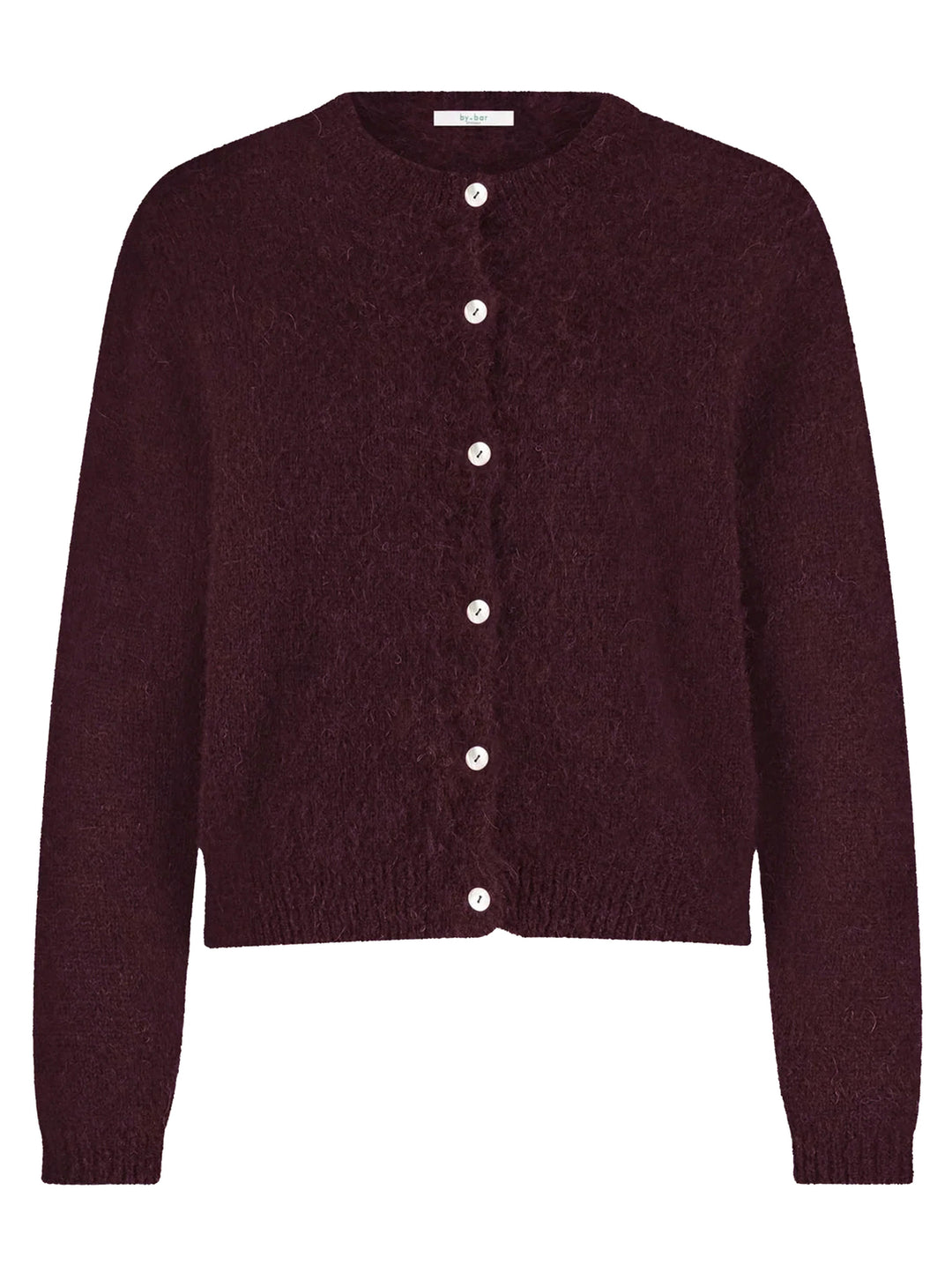 by-bar Cleo Cardigan – Rood-50% alpaca, 28% polyamide, 22% lamswol-DAMES TRUIEN & VESTEN-Rood