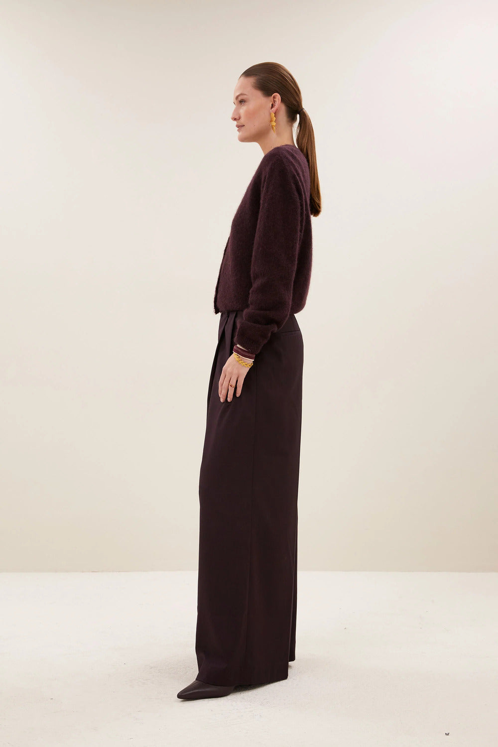 by-bar Cleo Cardigan – Rood-50% alpaca, 28% polyamide, 22% lamswol-DAMES TRUIEN & VESTEN-Rood