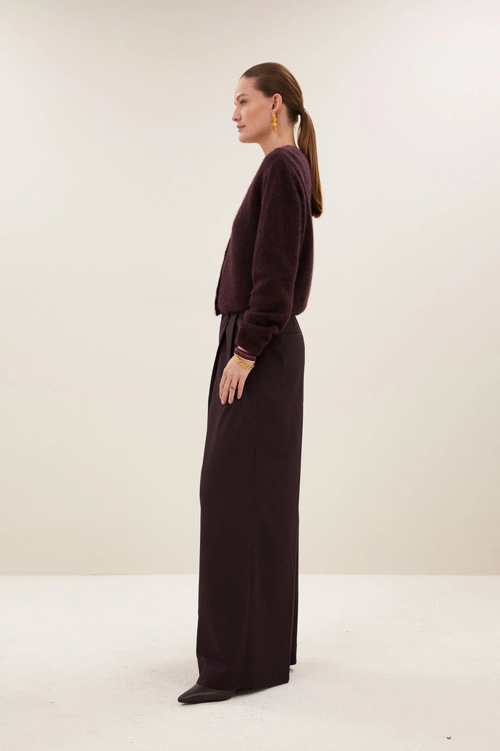 by-bar Cleo Cardigan – Rood-50% alpaca, 28% polyamide, 22% lamswol-DAMES TRUIEN & VESTEN-Rood