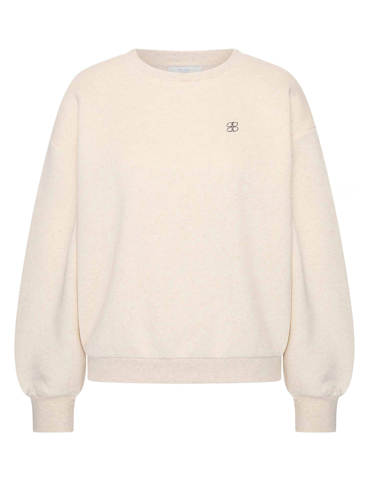 by-bar Lili Lucky Dance Sweater – Beige-80% katoen, 20% polyester-DAMES TRUIEN & VESTEN-Beige