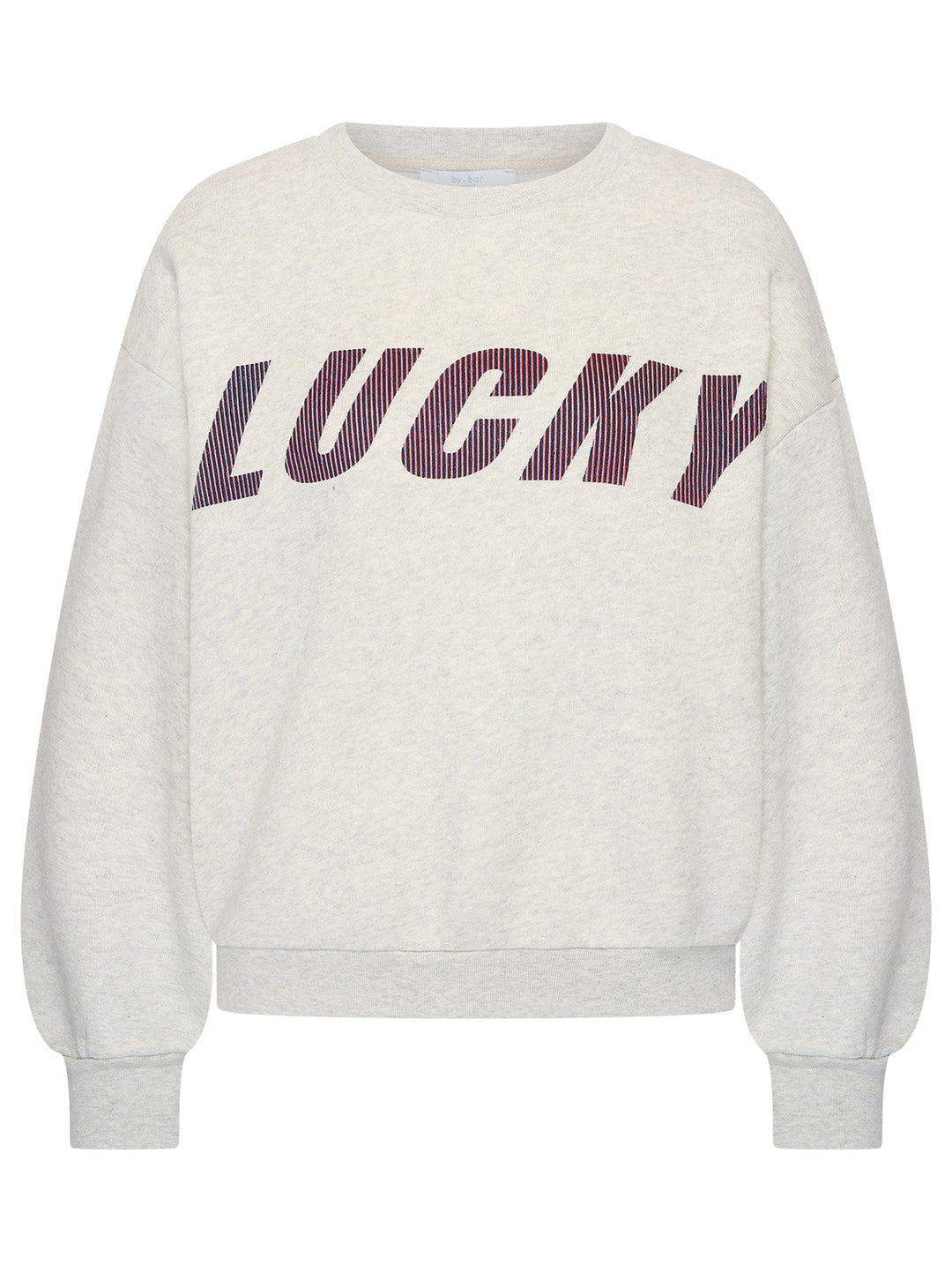 by-bar Malyn Sweater – Grijs-60% organisch katoen, 20% gerecycled katoen, 20% gerecycled polyester-DAMES TRUIEN & VESTEN-