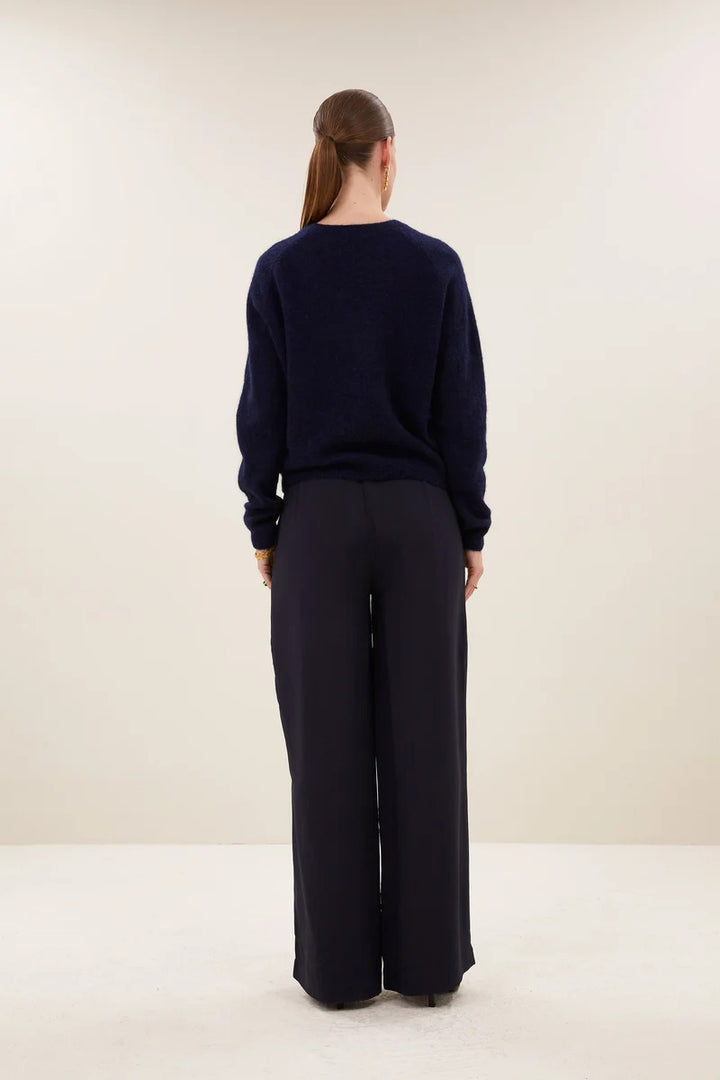 by-bar Polly Pullover – Blauw-50% alpaca, 28% polyamide, 22% lamswol-DAMES TRUIEN & VESTEN-Blauw