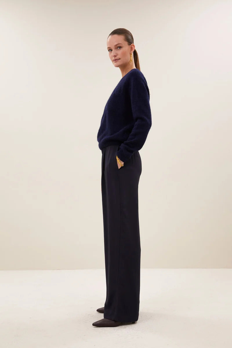 by-bar Polly Pullover – Blauw-50% alpaca, 28% polyamide, 22% lamswol-DAMES TRUIEN & VESTEN-Blauw