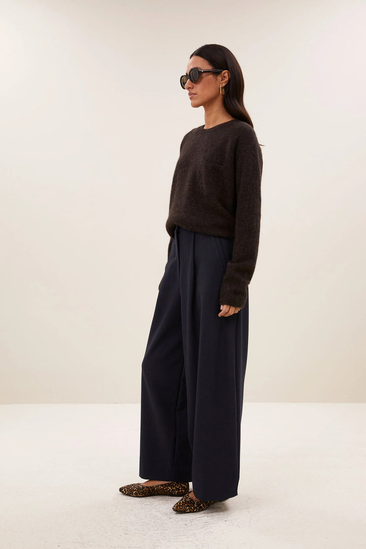 by-bar Polly Pullover – Bruin-50% alpaca, 28% polyamide, 22% lamswol-DAMES TRUIEN & VESTEN-Bruin