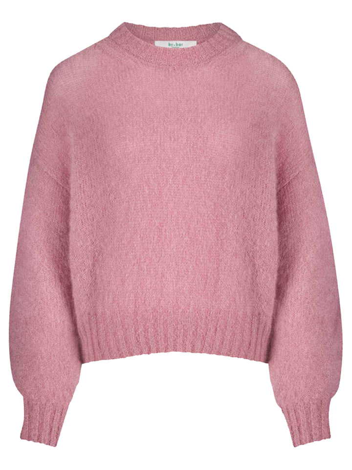 by-bar Sonny Pullover – Roze-82% mohair, 16% polyamide, 2% elastaan-DAMES TRUIEN & VESTEN-Roze