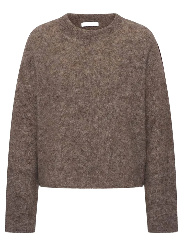 by-bar Vasile Pullover – Bruin-36% mohair, 36% alpaca, 25% polyamide, 3% elastaan-DAMES TRUIEN & VESTEN-Bruin