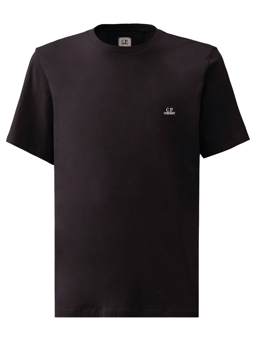 C.P. Company 30/1 Jersey Logo Patch T-Shirt - Blue-100% katoen-HEREN POLO'S & T-SHIRTS-Blauw