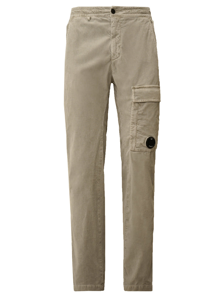 C.P. Company Cargo Broek – Grijs-97% katoen, 3% elastaan-HEREN BROEKEN-Grijs