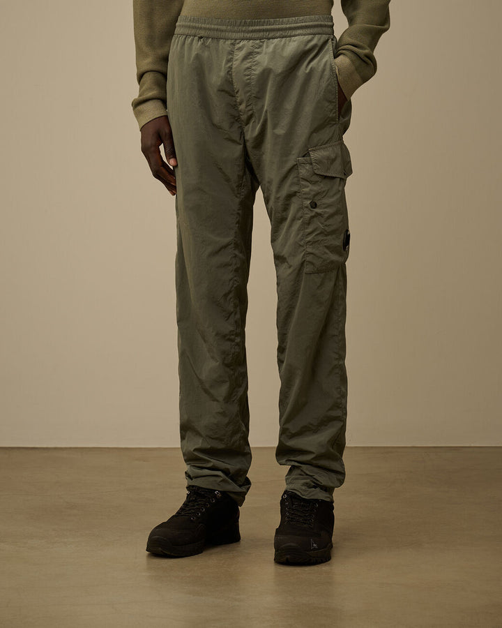 C.P. Company Chrome‑R Lens Cargo Pants – Grijs-100% polyamide-HEREN BROEKEN-Grijs