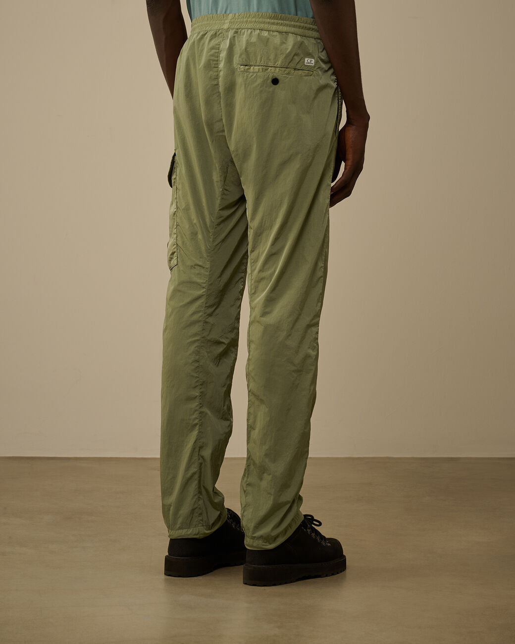 C.P. Company Chrome‑R Lens Cargo Pants – Groen-100% polyamide-HEREN BROEKEN-Groen