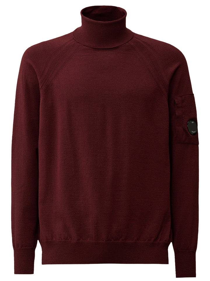 C.P. Company coltrui merinowol-Externe stof: 88% Scheerwol, 12% Polyester-HEREN TRUIEN & VESTEN-Paars