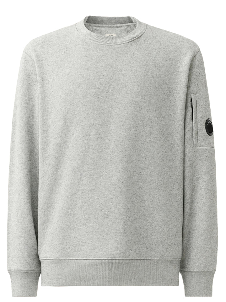 C.P. Company Crewneck Sweater – Grijs-100% katoen-HEREN TRUIEN & VESTEN-Grijs