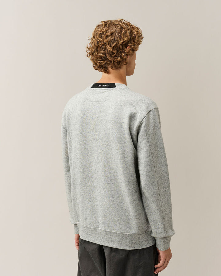 C.P. Company Crewneck Sweater – Grijs-100% katoen-HEREN TRUIEN & VESTEN-Grijs