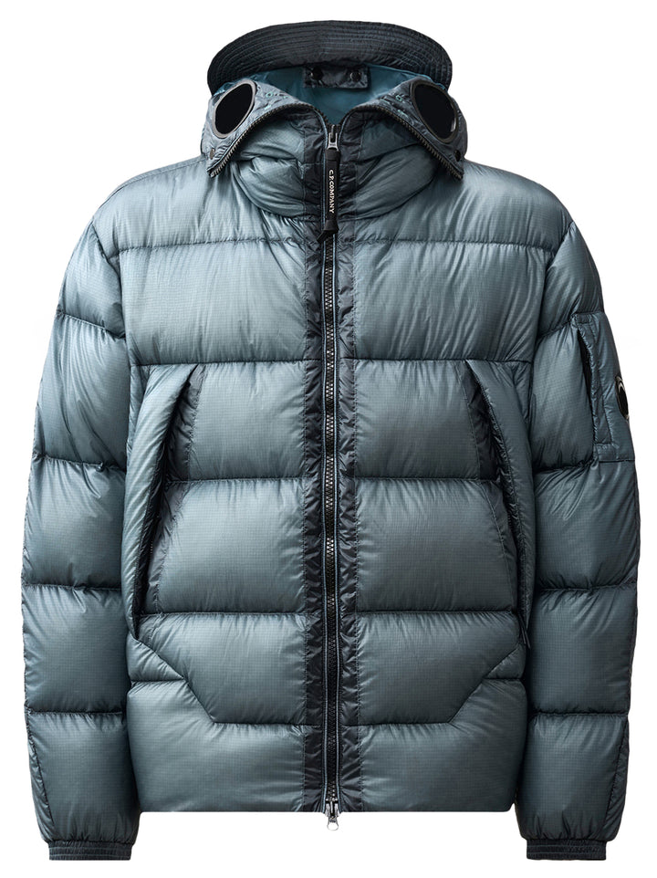 C.P. Company D.D. Shell Donsjack – Blauw-100% polyamide<br />Vulling: 95% eenden dons, 5% veren-HEREN JASSEN & JACKS-Blau