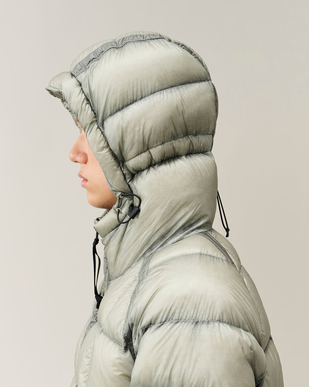 C.P. Company D.D. Shell Donsjack – Grijs-100% polyamide<br />Vulling: 95% eenden dons, 5% veren-HEREN JASSEN & JACKS-Grij