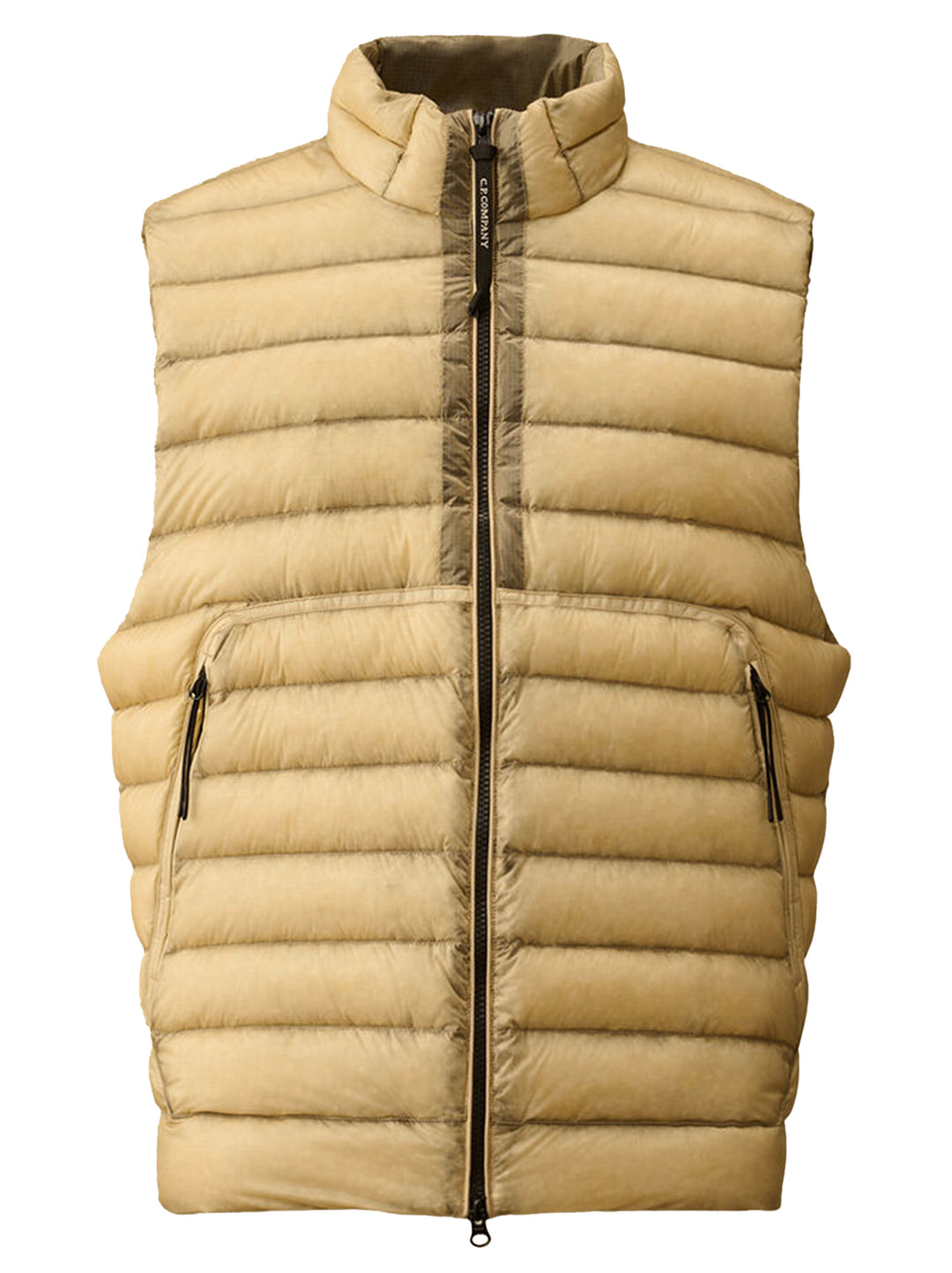 C.P. Company D.D. Shell Down Lens Bodywarmer-100% polyamide-HEREN JASSEN & JACKS-Beige
